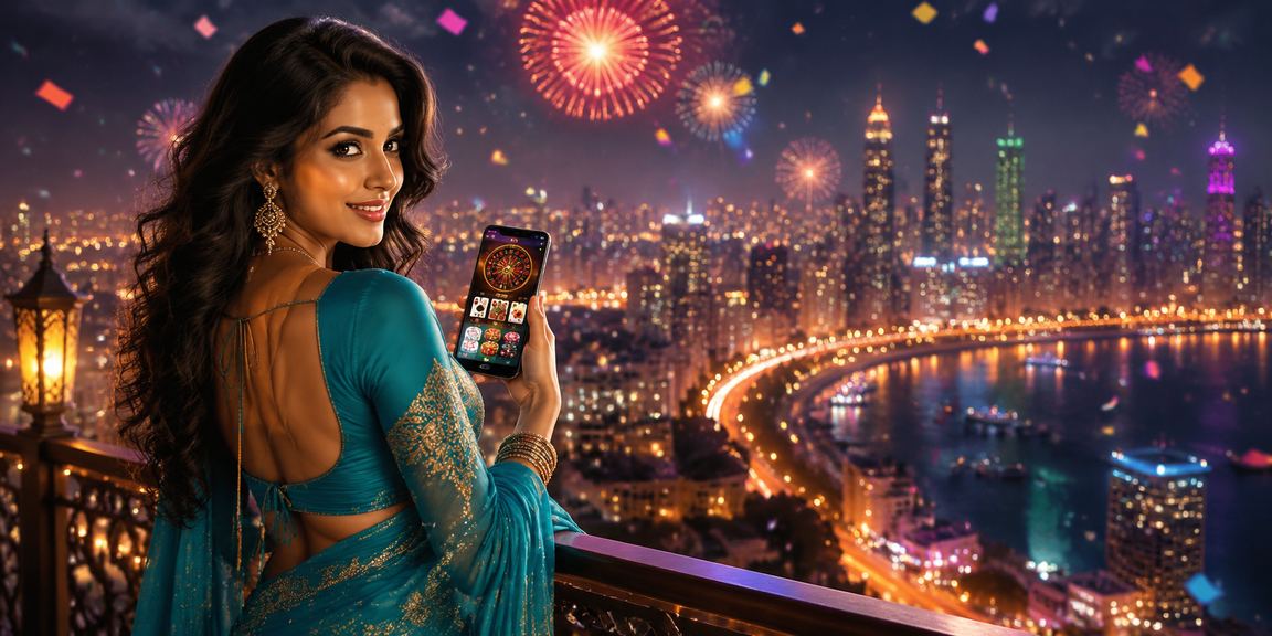 Mumbai Bandra casino app user in saree